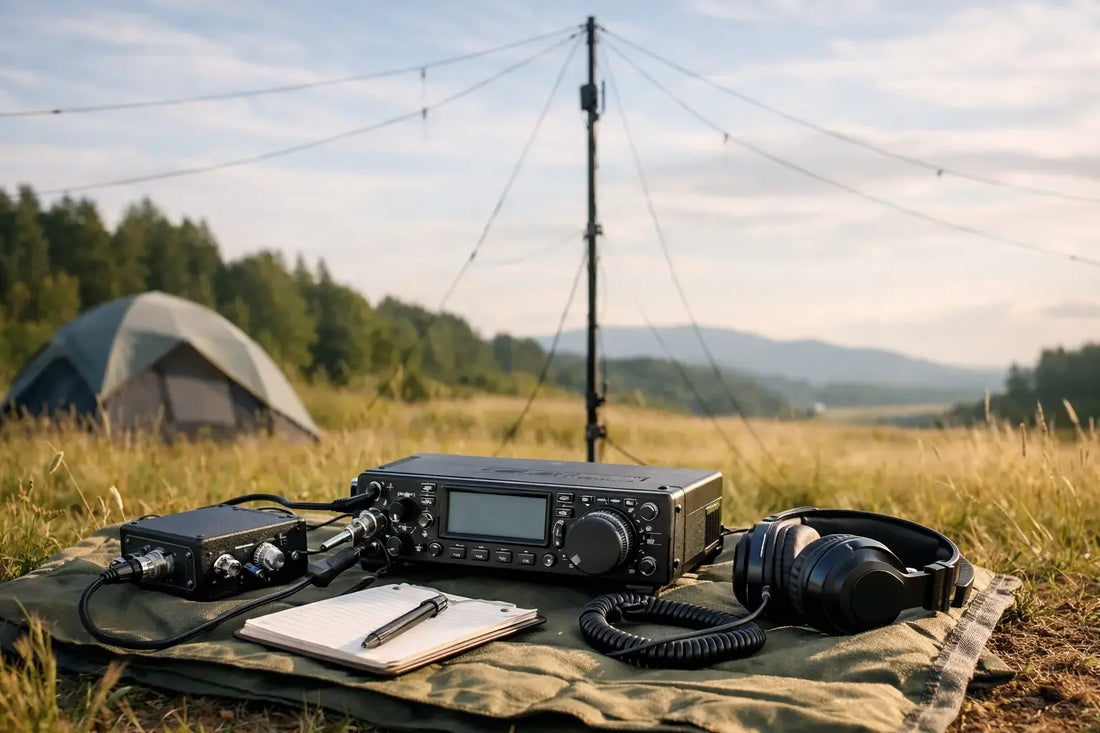 A Multi Band QRP Setup for Real Field Use