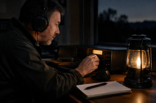 How to Operate CW During Blackout Conditions