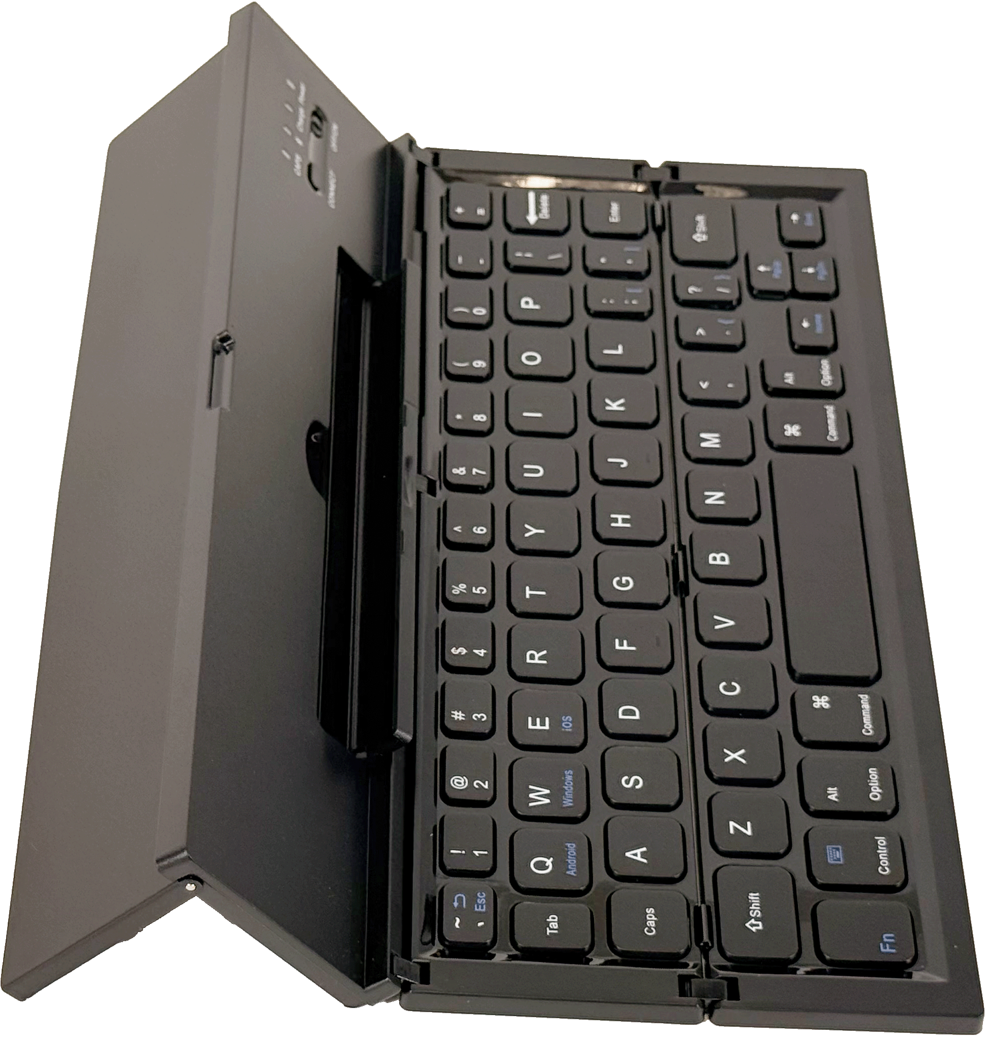 PreppComm Folding Bluetooth Keyboard with Stand