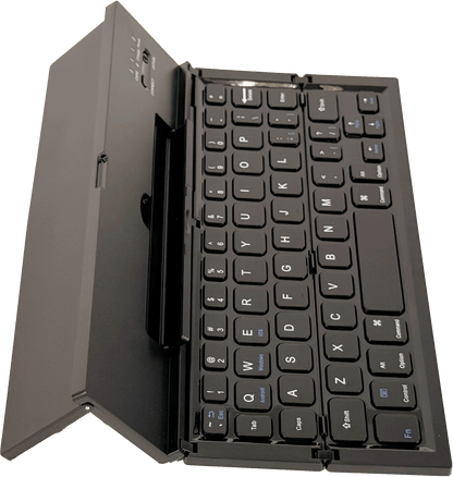 PreppComm Folding Bluetooth Keyboard with Stand