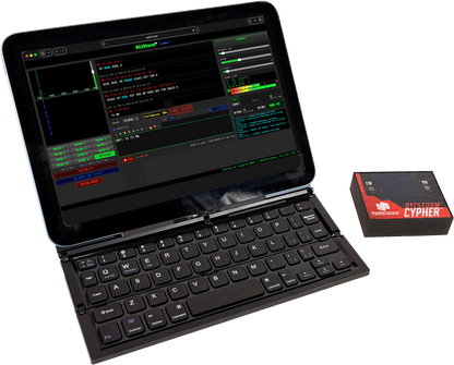 PreppComm Folding Bluetooth Keyboard with Stand
