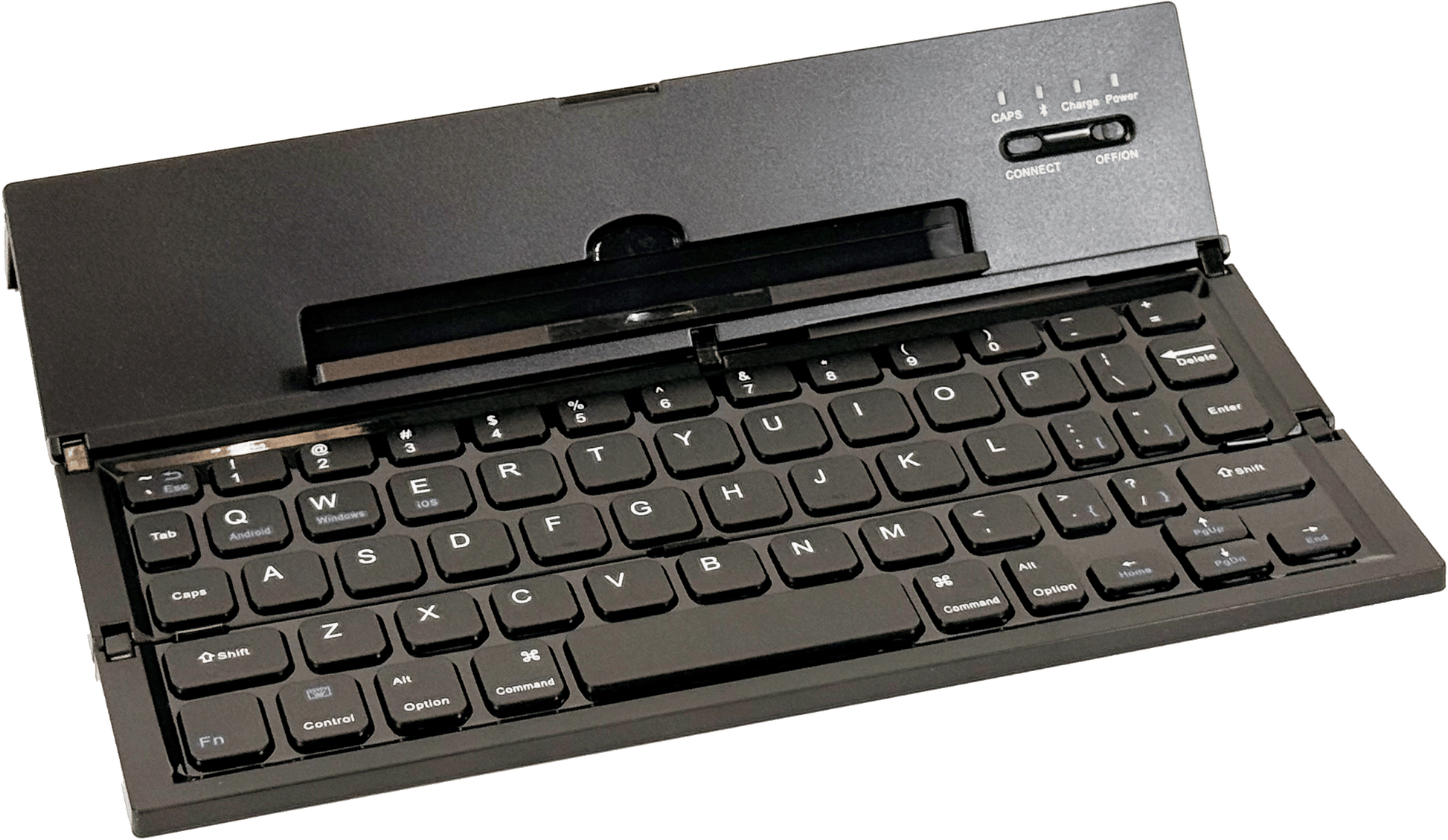 PreppComm Folding Bluetooth Keyboard with Stand
