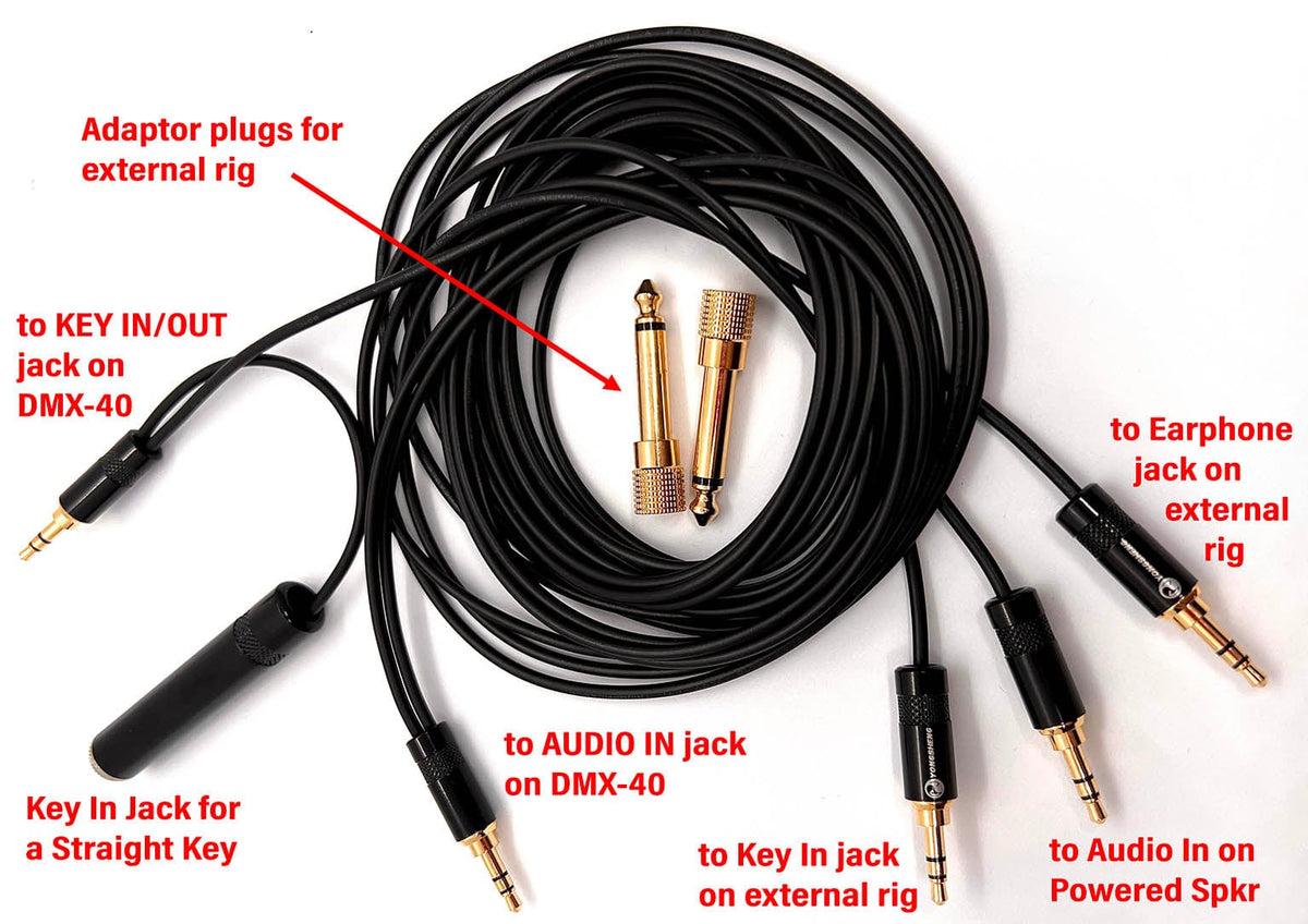 External Transceiver Transceiver Cable Assembly for Multi-Band Operation – PreppComm
